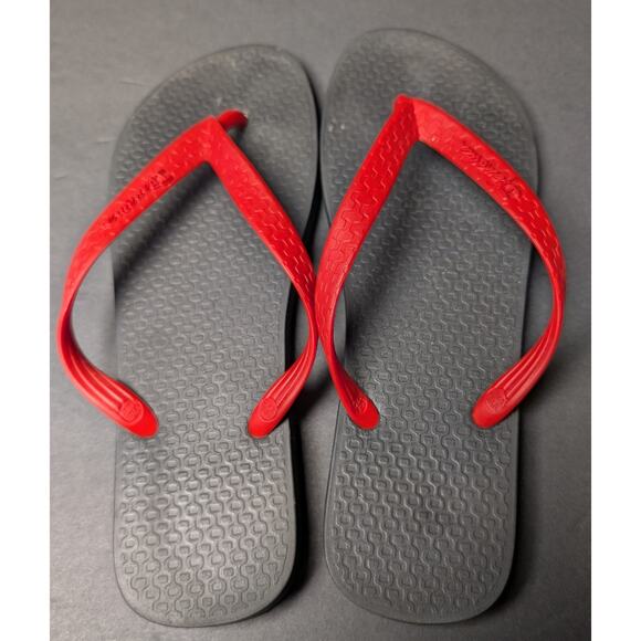 Ipanema Red Flip Flops Sandals WOMENS 10.5 Summer Casual Beach Cruise Comfy Swim - Picture 4 of 6